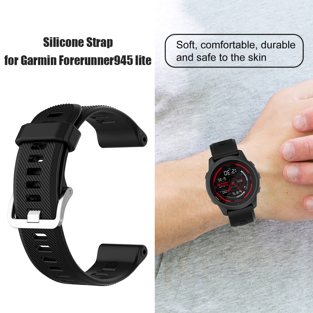 Correa de silicona para reloj Garmin Fenix 5/5 Plus/Forerunner 935 945 lite 745/Approach S60/Quatix 5, Correa deportiva de repuesto, 22mm