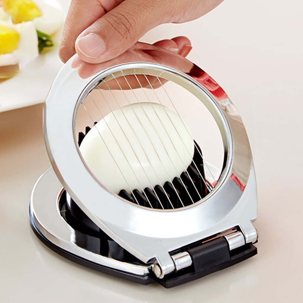 Roestvrijstalen Gekookt Ei Cutter Multifunctionele Huishoudelijke Fruit Sectie Slicer Koken Supply Keuken Accessoires