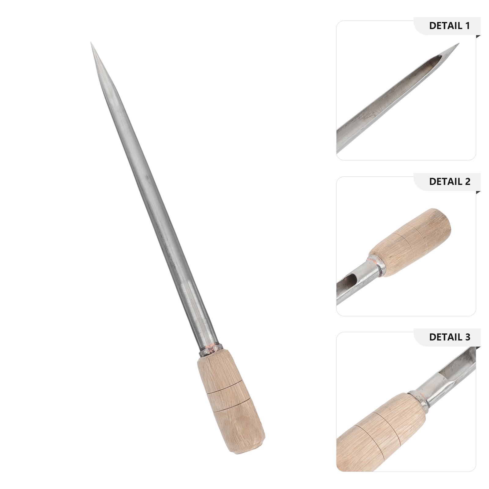 Multifunctional Sampler Stainless Steel Rice Grain Sampling Tool for Farm: Default Title