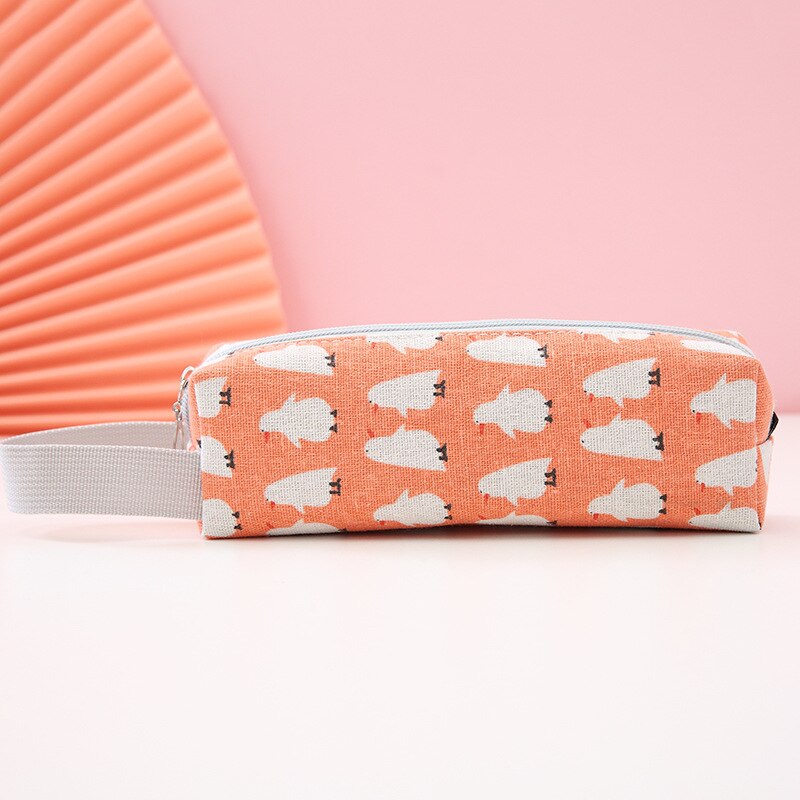 Pencil Case Unicorn Korean Stationery Trousse Scolaire Large Capacity Canvas Pencilcase Estuche Escolar School Pencil Pouch: 8