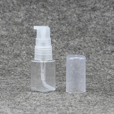 5 stk prøve genopfyldelige flasker lille sprayflaske 10ml flydende sæbe shampoo lotion plast presset pumpe mini skum flasker 10/24: 10ml -  klare flasker