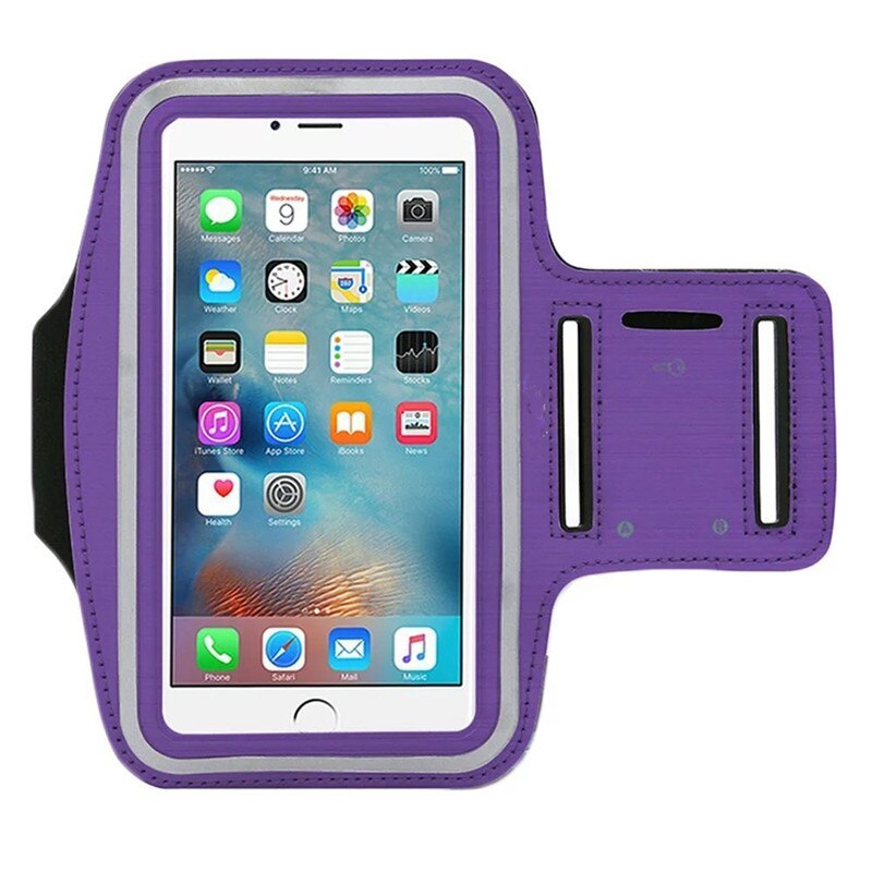 Waterdichte Gym Sport Running Armband Voor Iphone 8 7 4 5 5S 5C Se 6 6S 8 Plus X Xs Max Xr Case Telefoon Case Cover Holder Armband