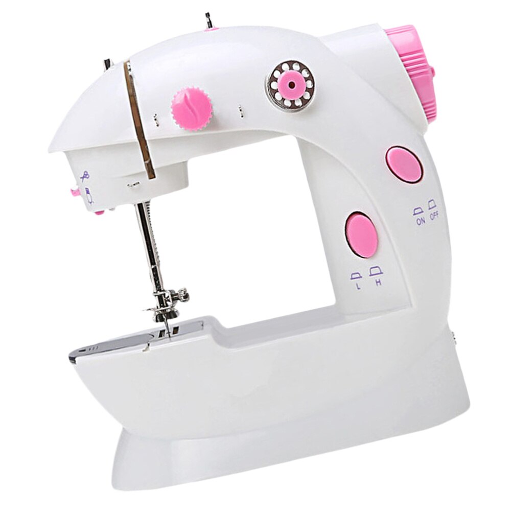 Mini Stitch Sewing Machine Portable Sewing Machine Auto Winding Mending Machine with Light with US Plug )