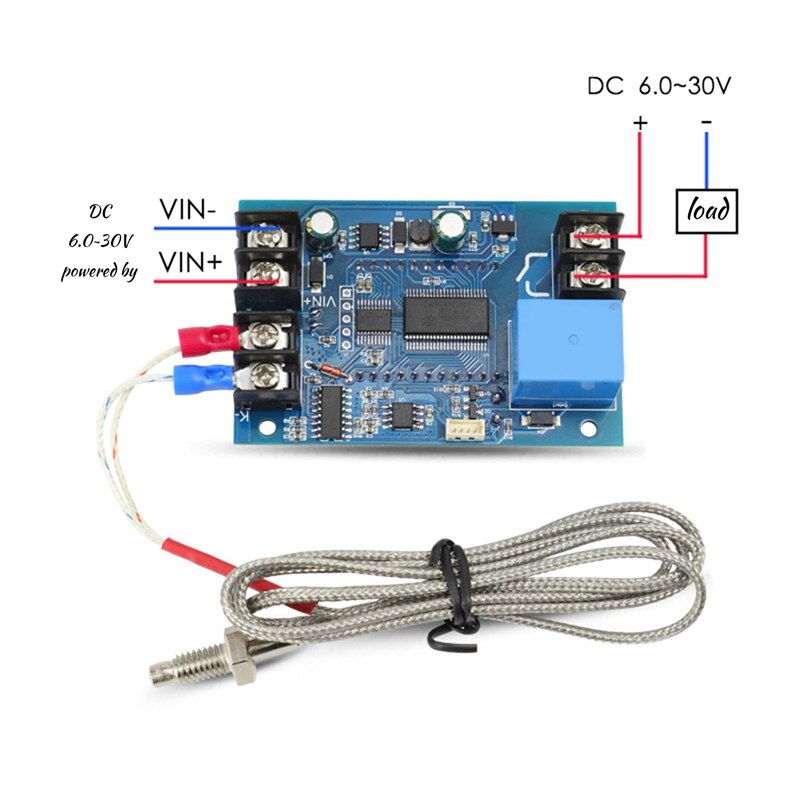 WIFI Remote High Temperature Digital Thermostat K-Type Thermocouple Temperature Controller -99-999 Degrees