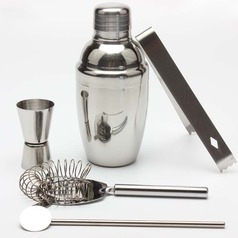 -myyntityylinen cocktail shaker setti viisiosainen cocktail shaker työkalu baari tarvikkeet koti baarit cocktail shaker baaritarvikkeet