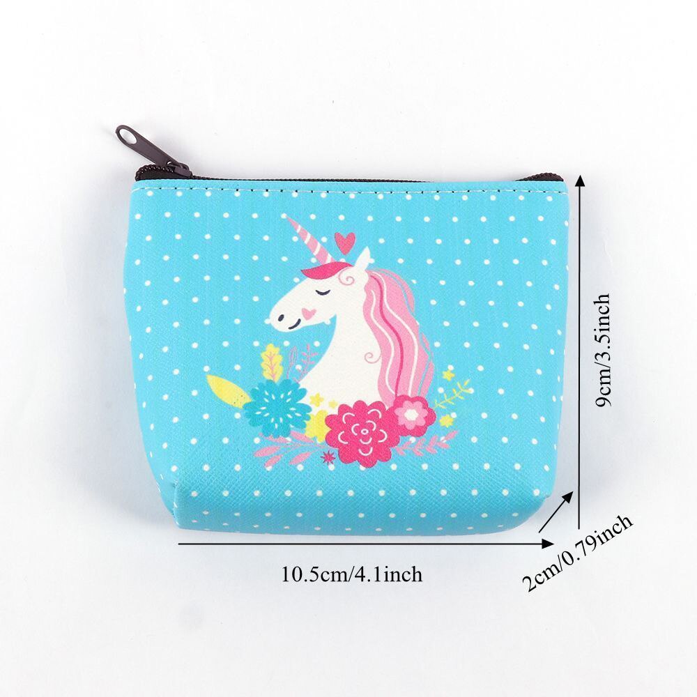 Neue Nette Einhorn Geldbörse Tasche Für Mädchen Kawaii Flamingo Tasche Mini Ändern Brieftasche Karte Halter Zipper Geld Pouch