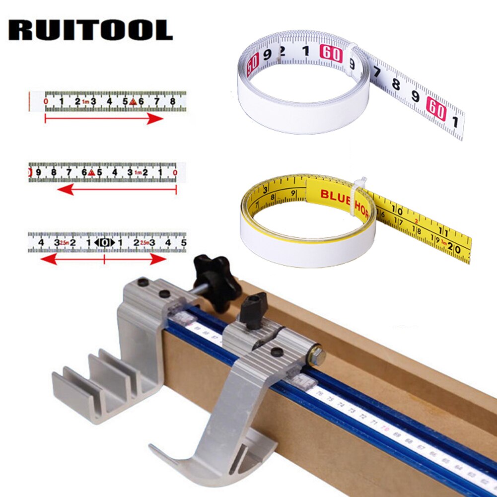 1m Metric Stainless Steel Scale Ruler Miter Track Tape Measure Woodworking Ruler Suitable For Metal And Other Solid Surfaces