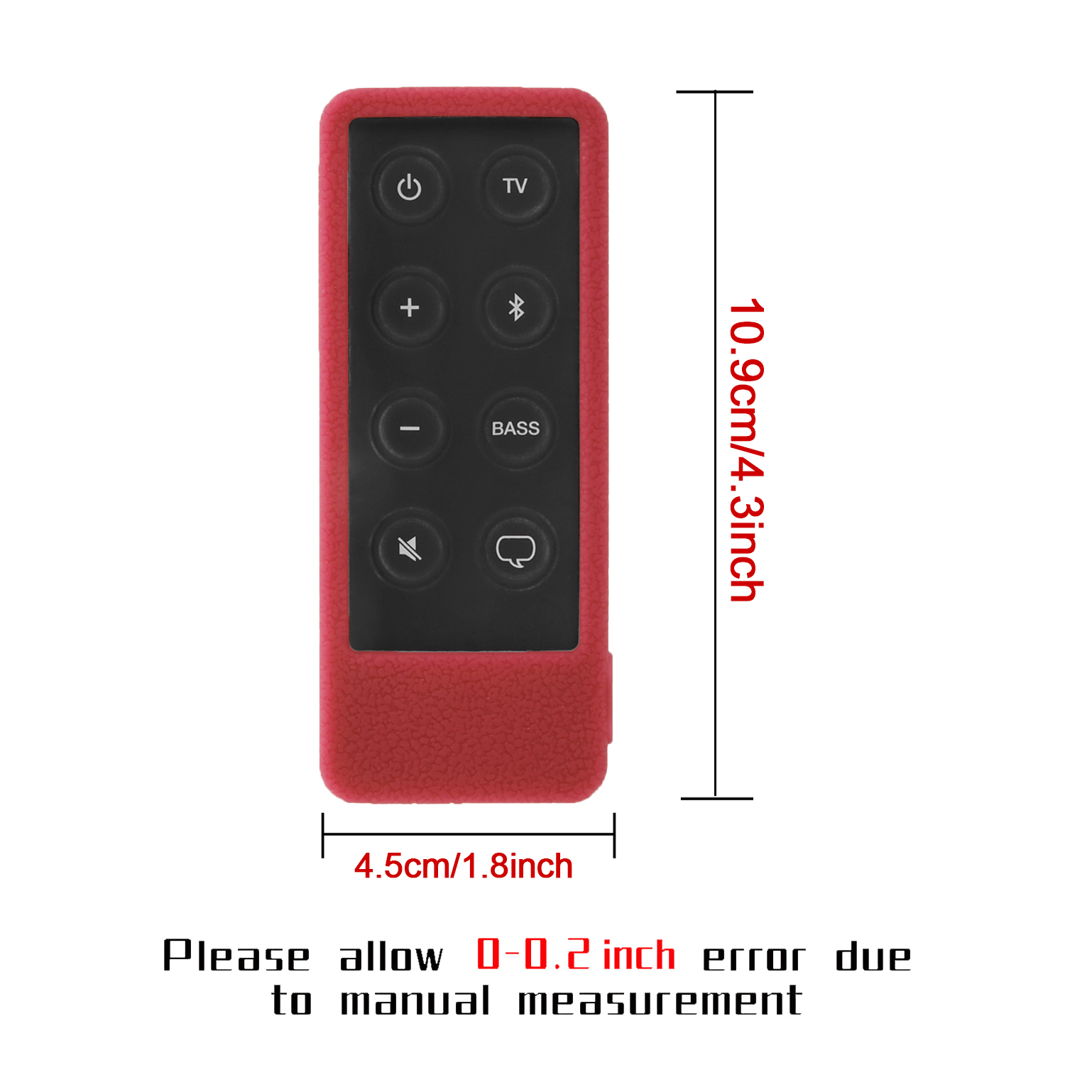 Waterproof Case Fit for Bose SOLO 5 15 II CD Player Remote Controller Music Sound System Shockproof Silicone Protective Cover