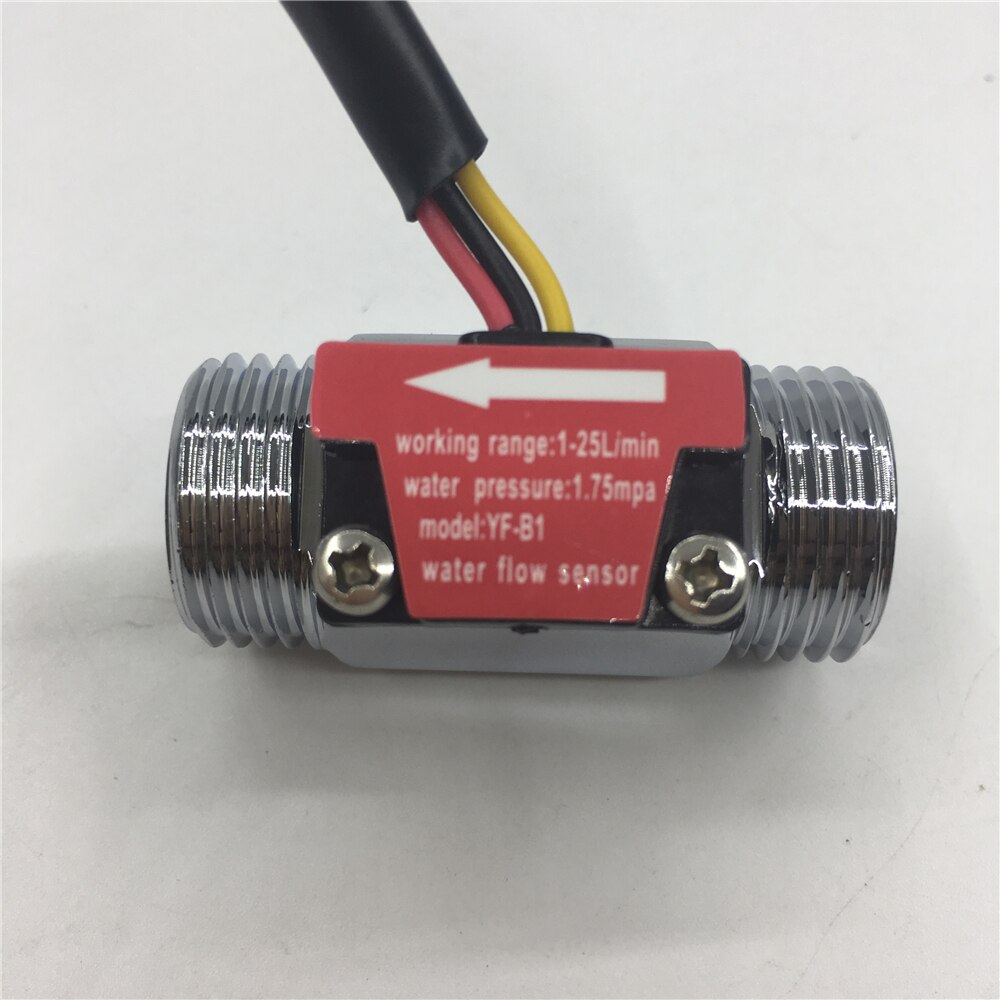 G1/2 Inch Water Flow Hall Sensor Aluminum Flow Meter For Industrial turbine flowmeter water flow sensor