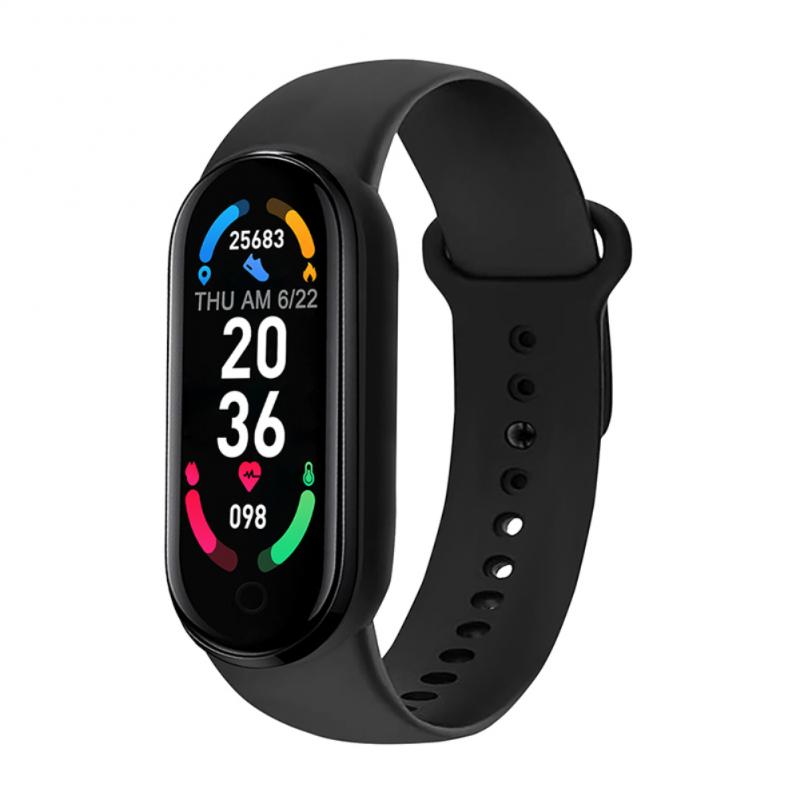 M6 Smart Horloge Fitness Tracker Hartslag Bloeddrukmeter Kleur Screen Smart Armband Voor Mobiele Telefoon Fitness Armband: 01