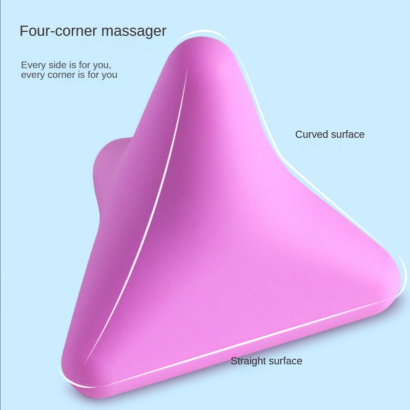 Silizium Massage Kegel Dreieckige Entspannen Gerät Ball Psoas Muskel Freisetzung Brust Wirbelsäule Zurück Nacken Schulterblatt Fuß Yoga Massagegerät