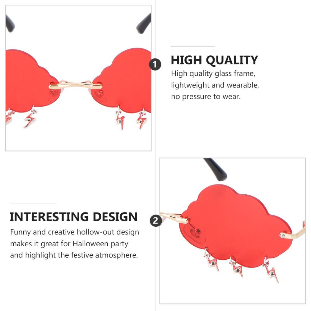 1 Paar Partij Cloud Bril Zonnebril Stijlvolle Bril Voor