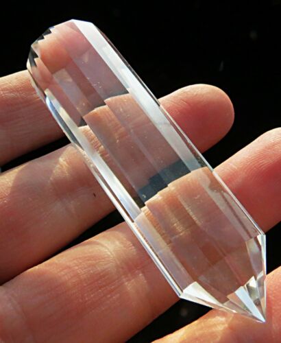 Mooie! 12 zijdig natural transparante kwartskristal DT punt genezen