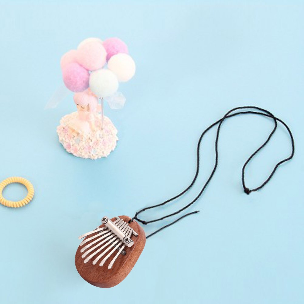 Mini 8 Keys Kalimba Percussion Musical Instrument Wood kalimba Musical Instrument Mahogany Thumb Finger Piano