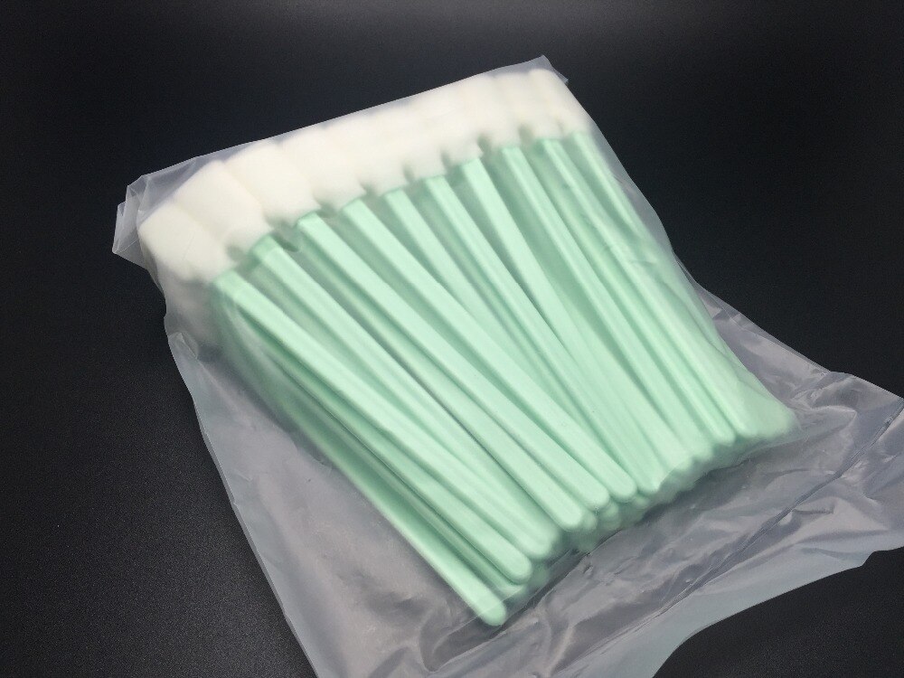 Good chemical resistance of big ink brush Inkjet printer cleaning swab cleaning brush