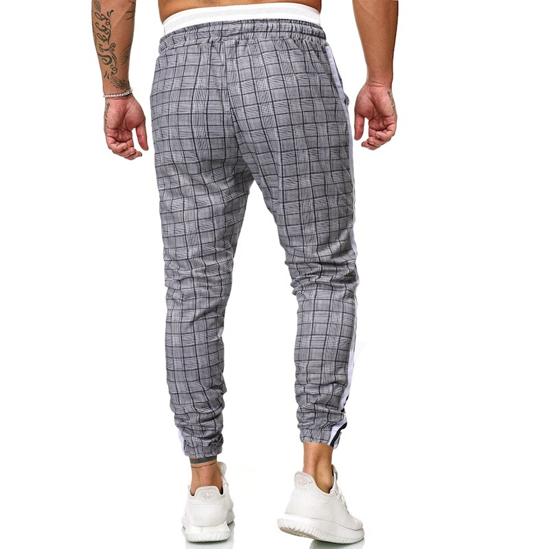 Plaid Broek Mannen Mode Hip Hop Joggers Streetwear Joggingbroek Voor Mannen Harembroek Mannen Casual Broek Mannen Gecontroleerd Broek