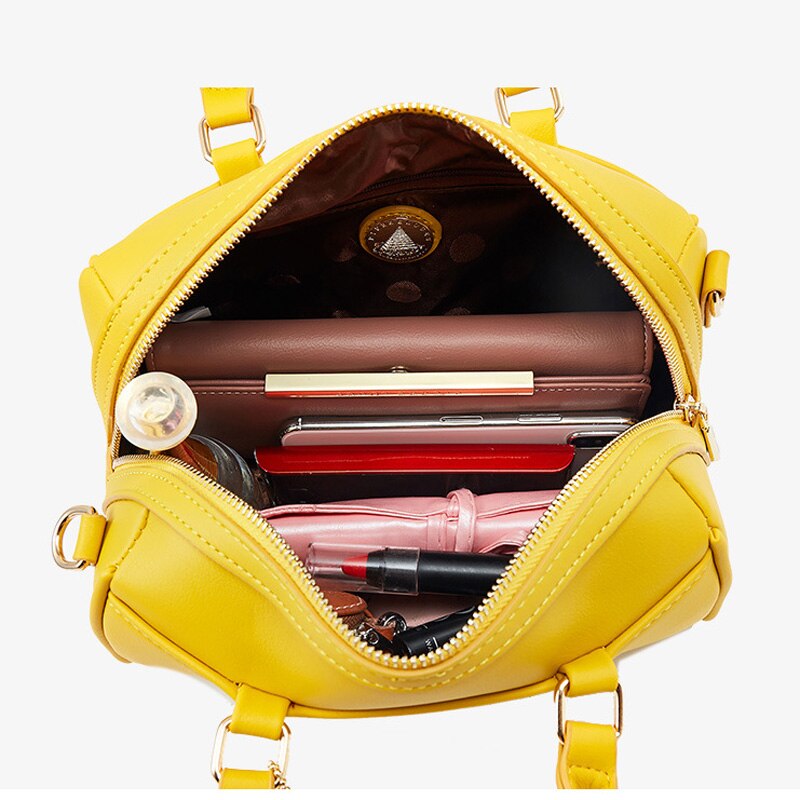 Boston Sac à main en cuir souple femme épaule bandoulière Sac de messager Bolsa Sac dames Long fourre-tout femmes Sac à main MEW