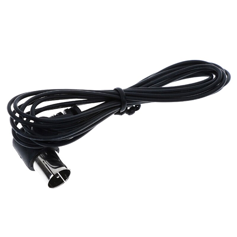 Dlenp-antennes fm-antenne 75 ohm ongebalanceerd voor natuurlijk geluid stereo-ontvanger voor fm-radio/hifi/dab/tv binnengebruik zwart