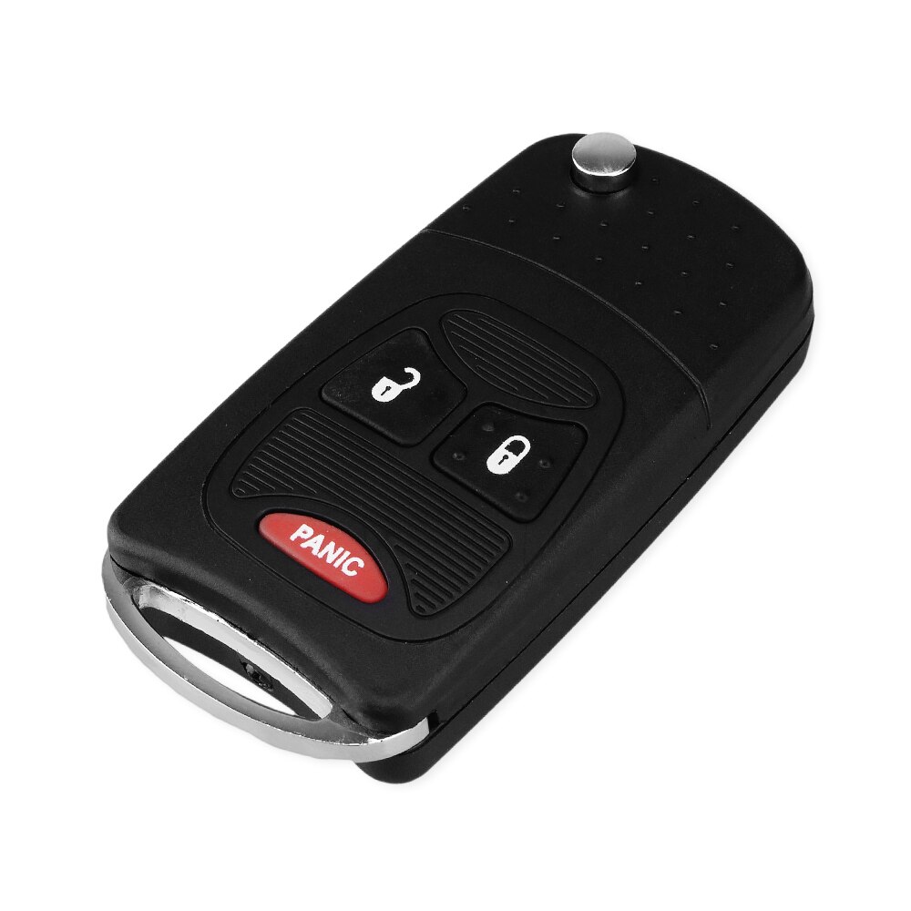 KEYYOU For Chrysler For Jeep For Dodge Ram 1500 Caliber Nitro Ram 2500 Ram 3500 Fob 3 Buttons Modified Flip Car Remote Key Shell