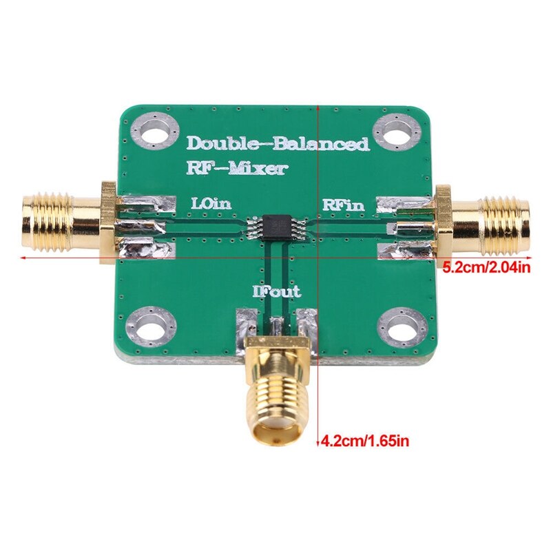 Mikrobølge radiofrekvens dobbelt afbalanceret rf mixer frekvens transducer rfin 1.5-4.5 ghz rfout dc -1.5 ghz  lo 312