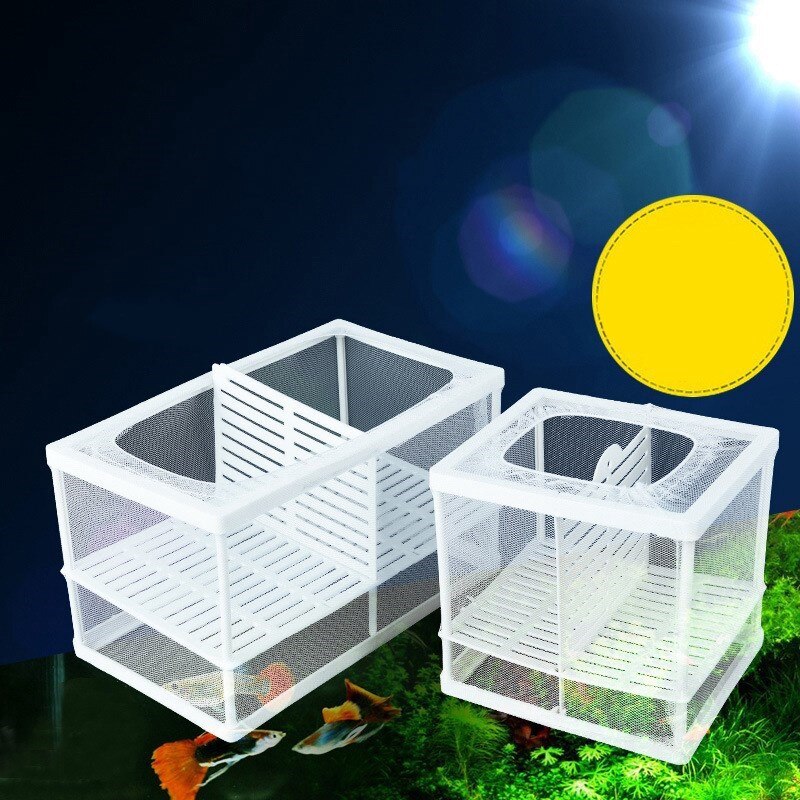 Aquarium Fish Breeding Breeder Box Baby Fish Hatchery Isolation Net Fish Tank Hanging Aquarium Accessory Supplies