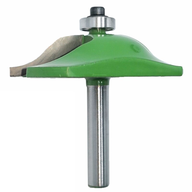 8Mm Shank 2-1/2 inch Raised Panel Router Bit Door Window Cove Line Milling Cutter Woodworking Cutting for Wood Tools: Default Title