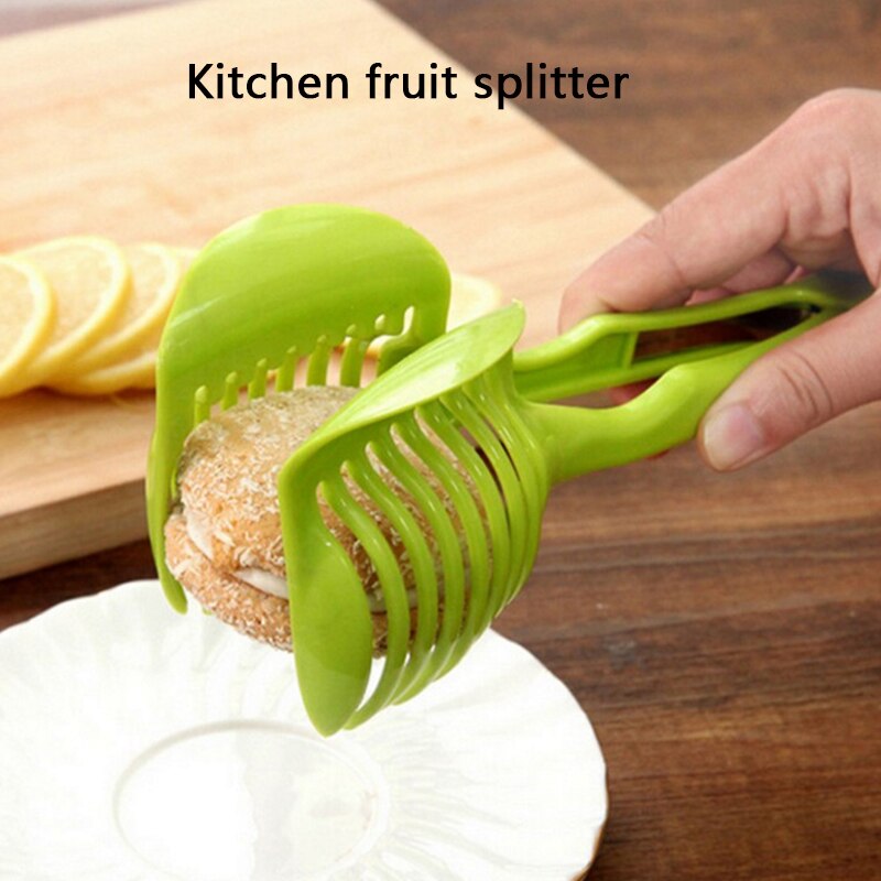 Plastic Aardappel Snijmachine Tomaat Cutter Tool Shredders Citroen Snijden Ei Ronde Slicer Koken Gereedschap Voedsel Clip Keuken Accessoires