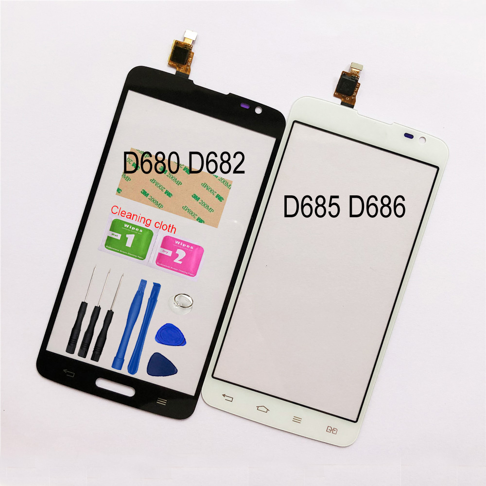 5.5'' touch For LG G Pro Lite D680 D682 Dual D686 D685 Touch Screen Digitizer Sensor Touch Glass Lens Panel Replacement