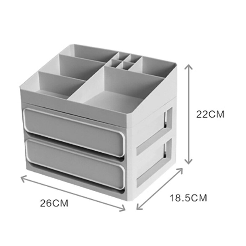 machen-hoch Veranstalter Kosmetik Organizer für Kosmetik Lagerung Schmuck Container Schreibtisch DIY Multi-Schicht Schubladen Lagerung Kasten: F
