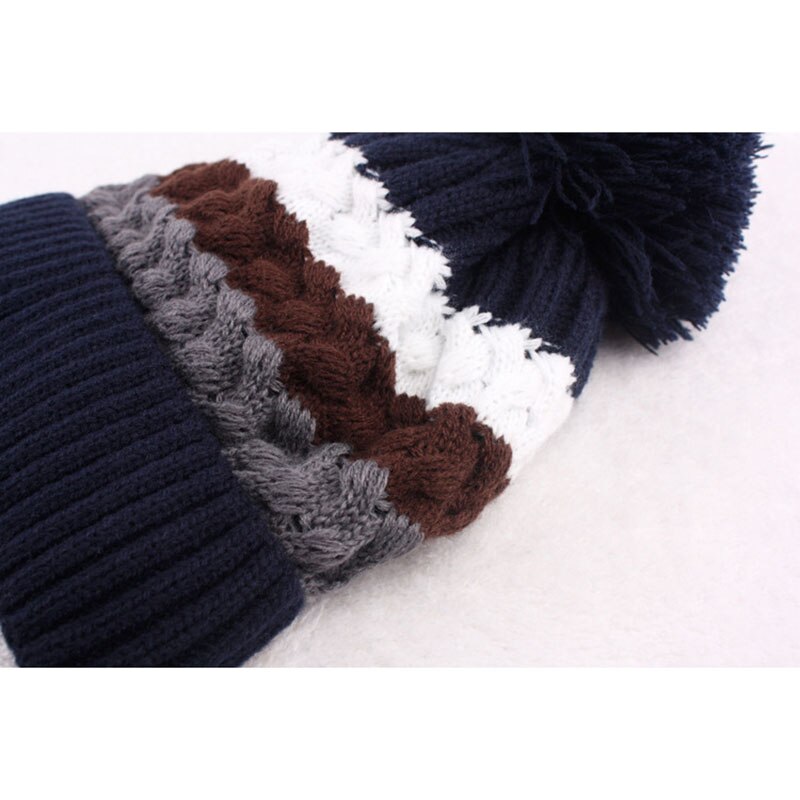 Baby Hat Winter Children Cap Girls Boys Knitted Winter Beanies Hat For Kids Cotton Solid Children Hat