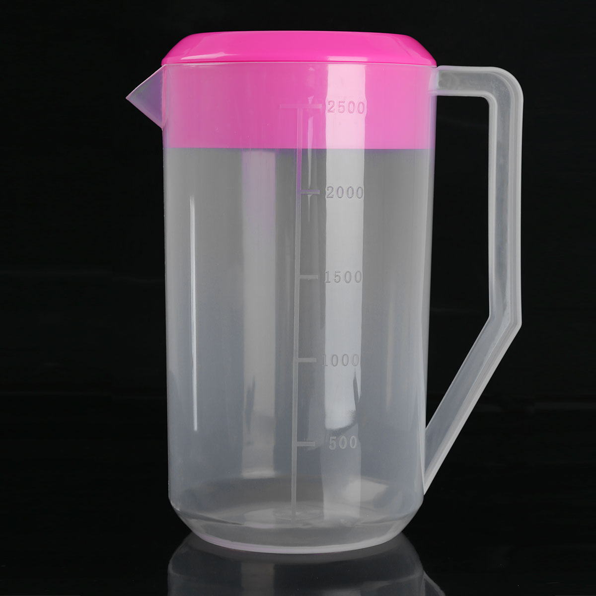 Stor kapacitet mad grade plast måle vand kande kande køkken kande vandfiltre med låg til is te juice øl