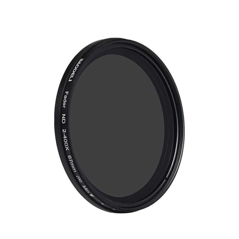 BAODELI neutral Dichte Filtro Nd Filter Variable Nd2-400 Konzept 49 52 55 58 62 67 72 77 82 Mm Für kamera Kanon Dslr Nikon Sony