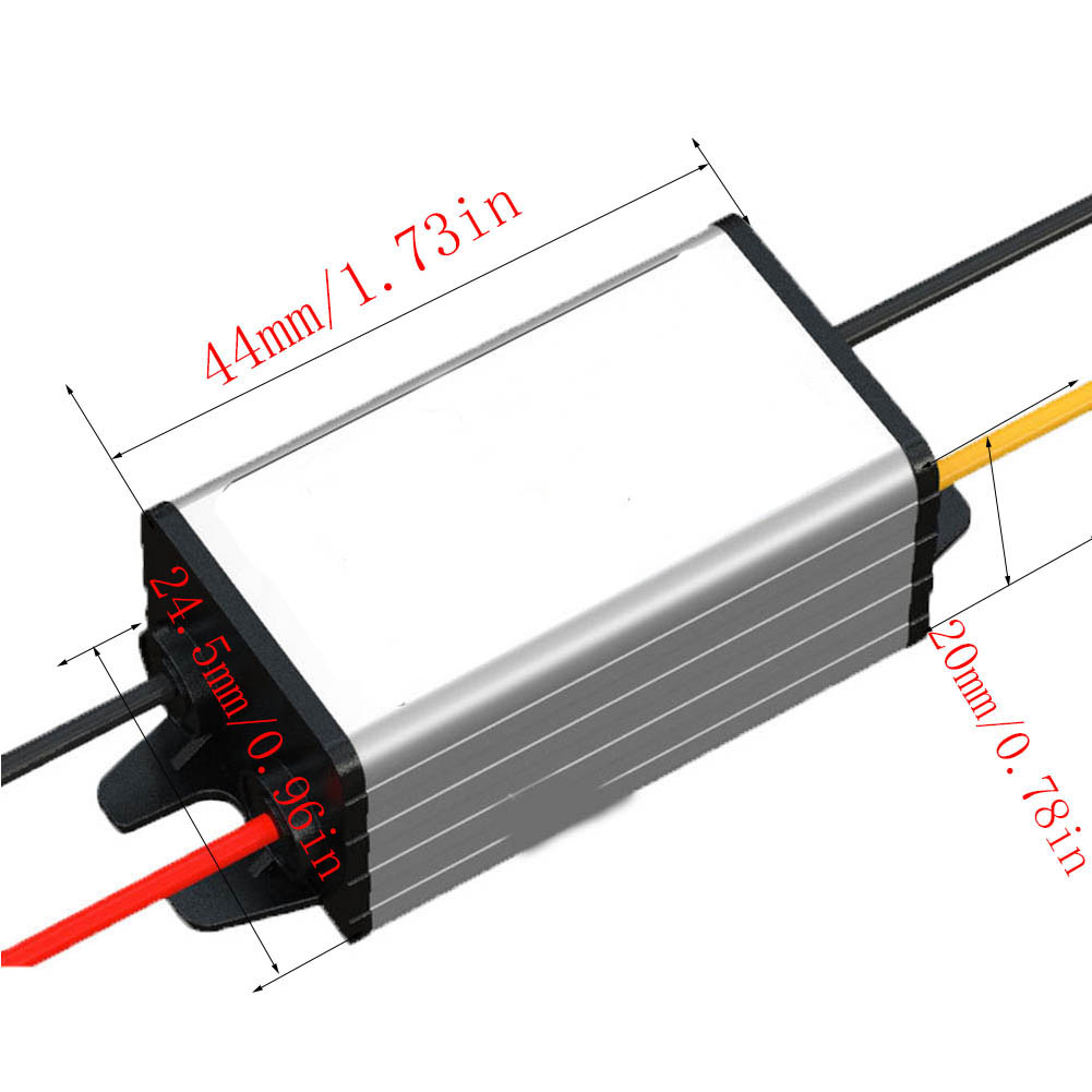 Waterproof Power converter Module 24 V To 12V 5A 60W DC/DC Car Power Converter Supply Adapter Regulator Dustproof Shockproof