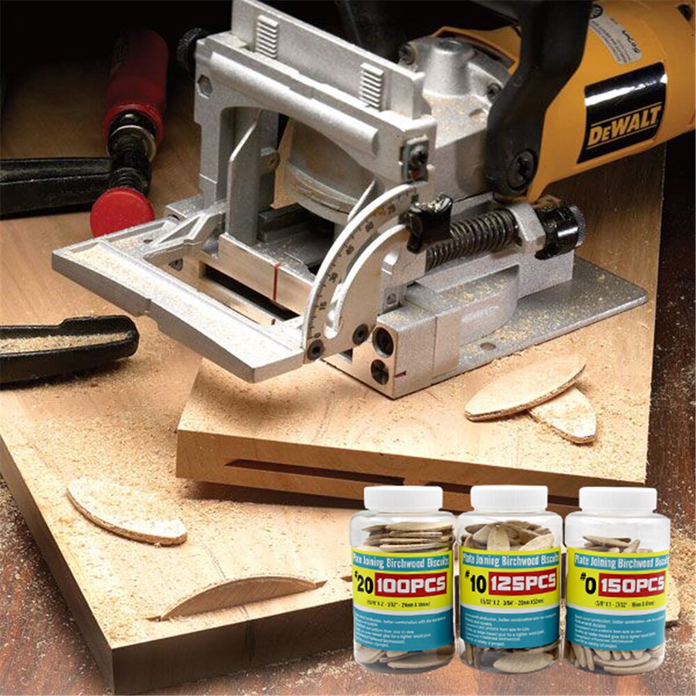 20# 10# 0# Wood Spline Biscuit Joiner Wood Dowel Beech Wood Chip Woodworking Joiners