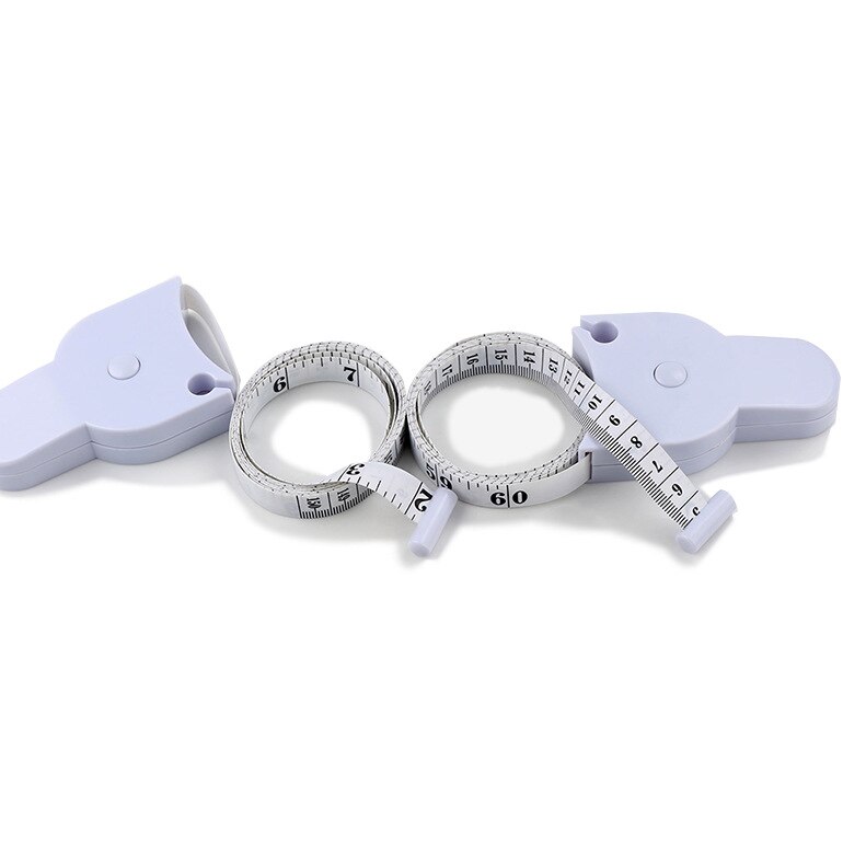 13.5mm Wide/1.5m Inch-centimeter Waist Measure, Torch Handle Y-shaped Tape Measure, BMI Health Leather Tape Measure