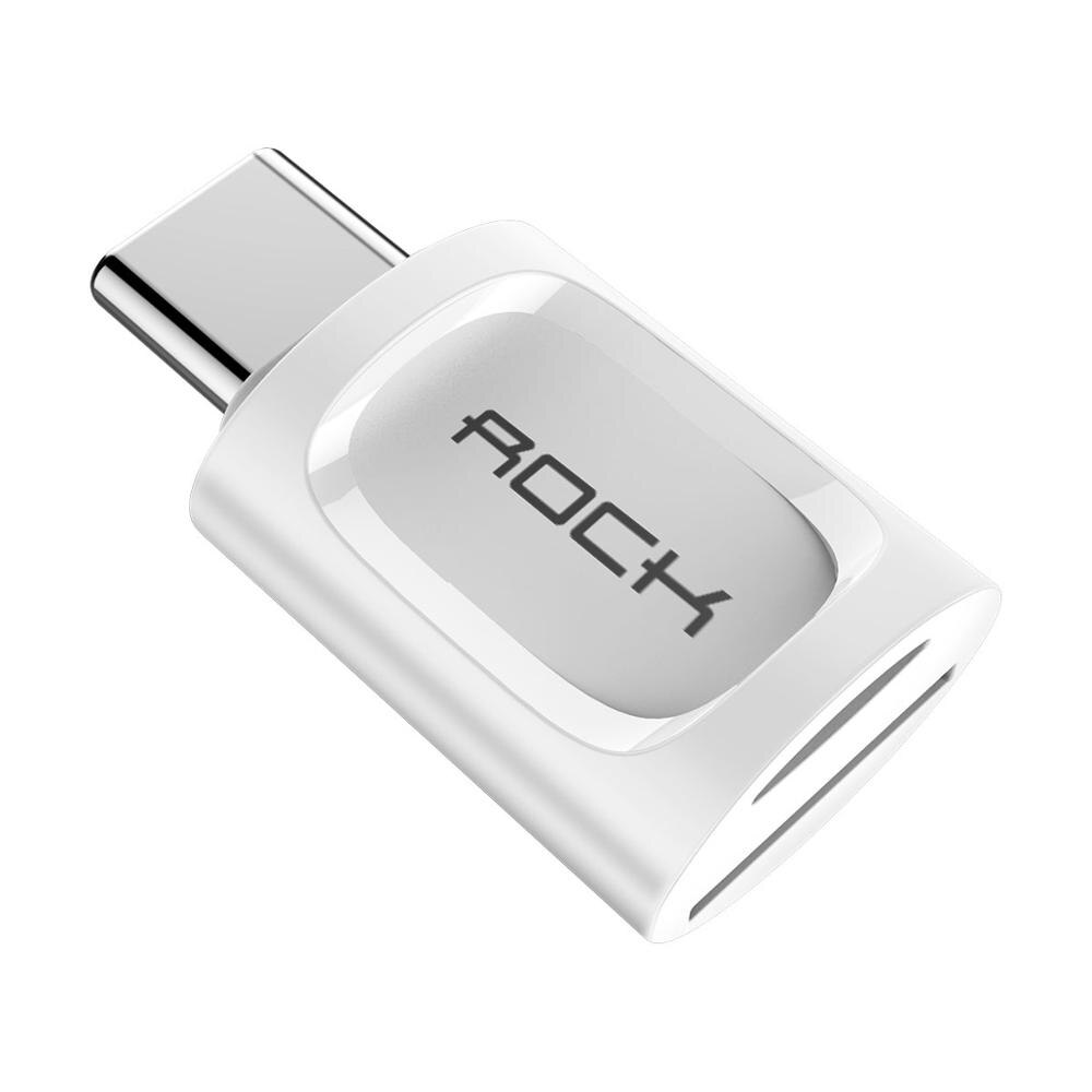 Lecteur de carte Portable de Type C de roche USB-C TF SD OTG adaptateur type-c lecteur de carte mémoire pour Samsung S20 Macbook Xiaomi 10 pro: Default Title