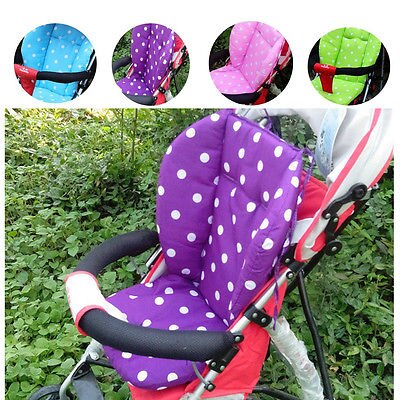 Grueso colorido coche para bebé asiento Pushchair almohadilla de algodón 4 colores