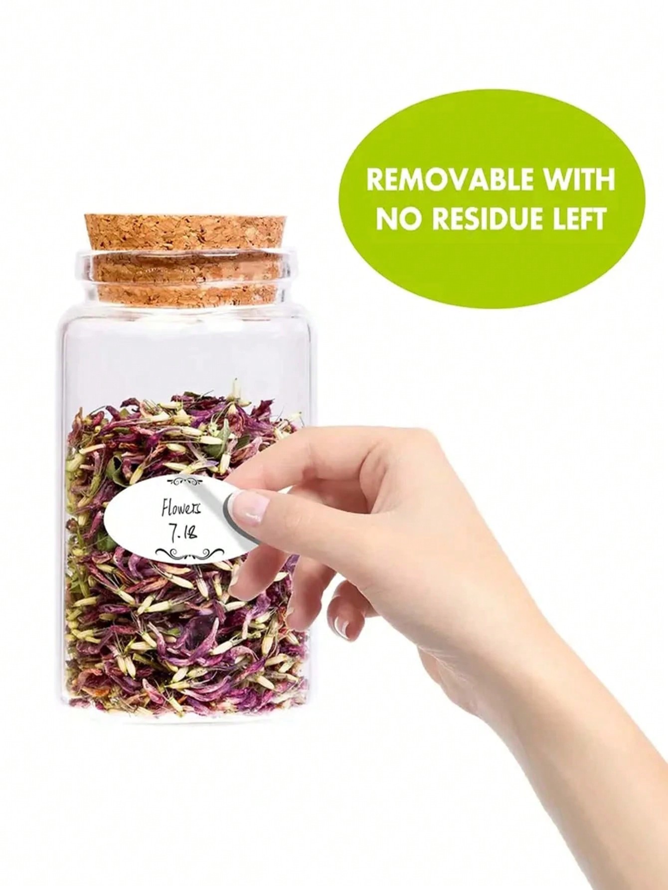 150 klistremerker, vanntett klistremerkeetikett for matmerking på kjøkken, klistremerke for forsegling av eske, emballasje for næringsvarer