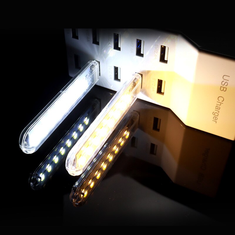 USB LED Books Flashlight Power Bank Powered Book Light 5V Portable Night Lights USB LED Book Lights 3LEDs 8LEDs SMD 5630 5730