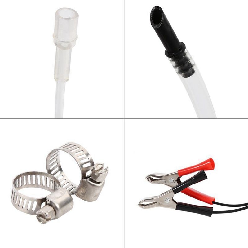 12V 60W Oil/crude oil Fluid Sump Extractor Scavenge Exchange Transfer Pump Suction Transfer Pump + Tubes for Auto Car Boat Mot
