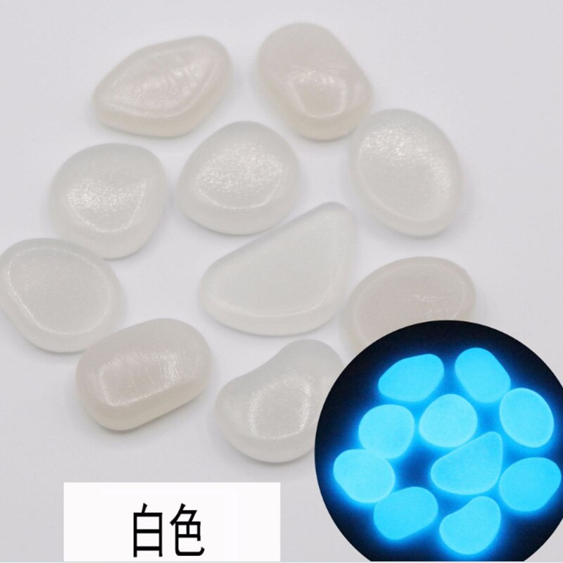20 Pcs Gesimuleerde Kasseien Game Stukken Fluorescentie Acryl Onregelmatige Steen Voor Glow In The Dark Speelgoed: 3