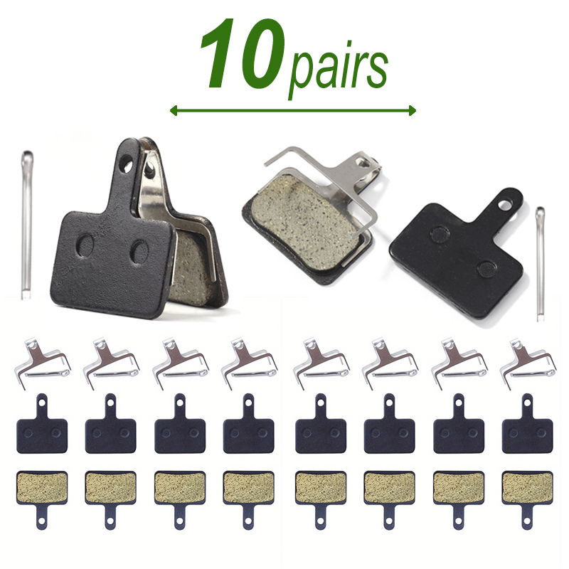 1/2/4/10pairs Bicycle Disc Brake Pad Resin Hydraulic Brake Pads for SHIMANO B01S MT200 M375 M446 Bike BS03 BS05 Brake Parts: Burgundy
