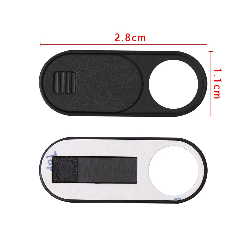 3/6/9PCS Universal WebCam Cover Shutter Magnet Slider Plastic Camera Cover for PC Laptops Mobile Phone Lens Privacy Sticker