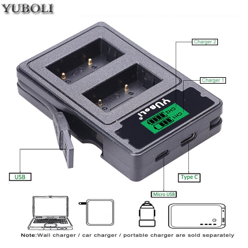 5x NB-2L baterías NB-2LH NB-2L NB2L NB 2L E160814 batería para CANON cámara 350D 400D G7 G9 S30 S40 z1 + LCD cargador: charger only