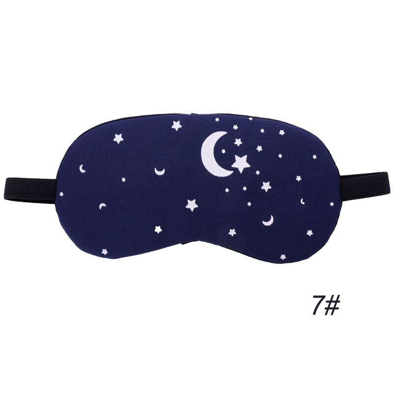 Coton Doux Oeil L'aide Masque de Sommeil avec Confortable Compresse de Glace Gel Voyage Reste Abat-Jour Couverture Bandeau Unisexe Sécurité Yeux Blinder: Type 5 NO Ice Gel