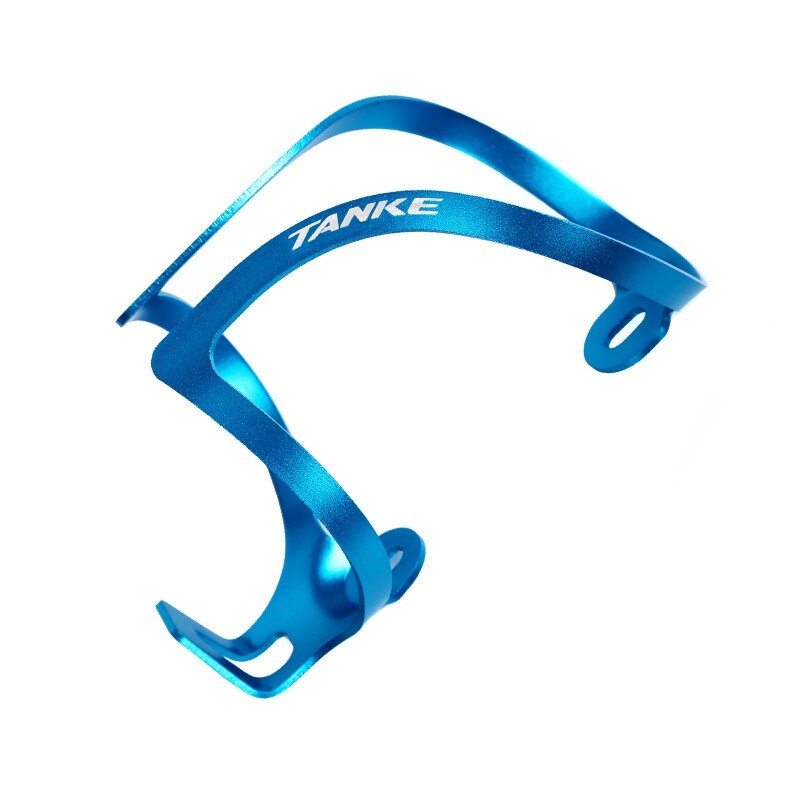 TANKE-portabotellas ultraligero de aleación de aluminio, accesorios para ciclismo de montaña o carretera: Blue
