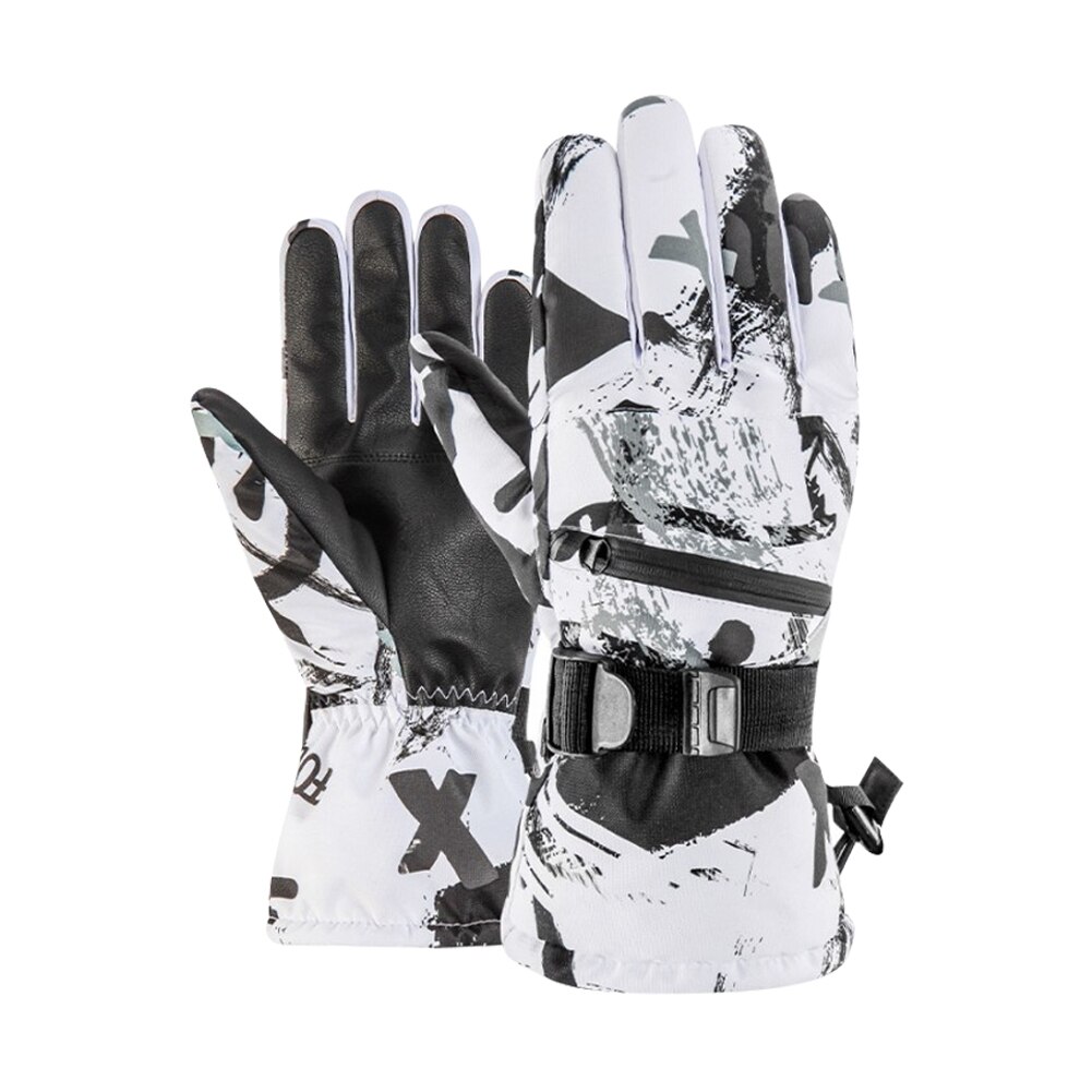 Gants De Ski Chauds Et Imperméables Homme/Femme - Antidérapants, Compatibles Écran Tactile, Polyester