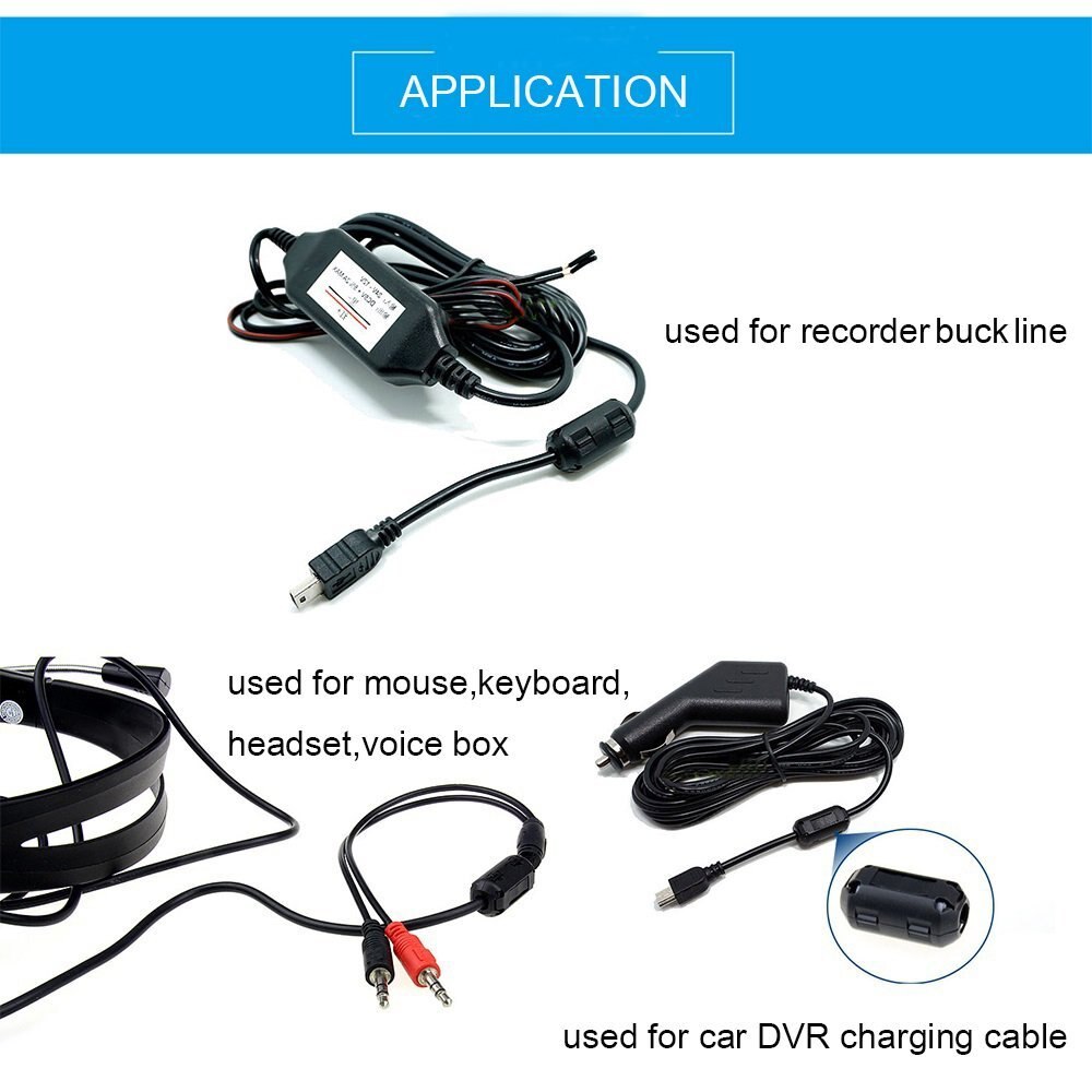 Pack of 2 Magnetic Ferrite Core Cord RFI EMI Noise Suppressor Cable Clip (9mm inner diameter)