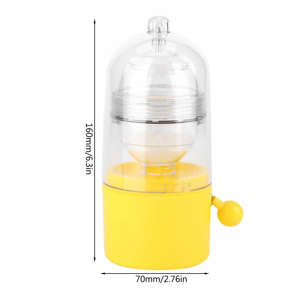 Egg Scrambler Shaker Whisker Hand Powered Golden Egg Maker Egg Yolk White Mixer Cooking Utensil Egg Pudding Maker Kitchen Gadget