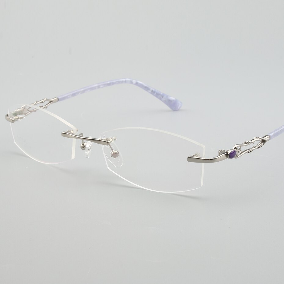 Montures de lunettes légères sans bords pour femmes, nouvel arrivage à la , myopie, Prescription optique, #3057